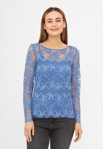 TOOche Blouse in Blue: front