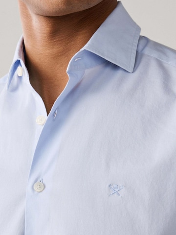 Hackett London Slim Fit Hemd in Blau