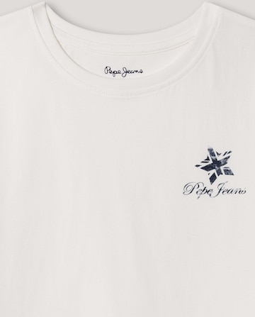 T-shirt 'Jaccob' Pepe Jeans en blanc
