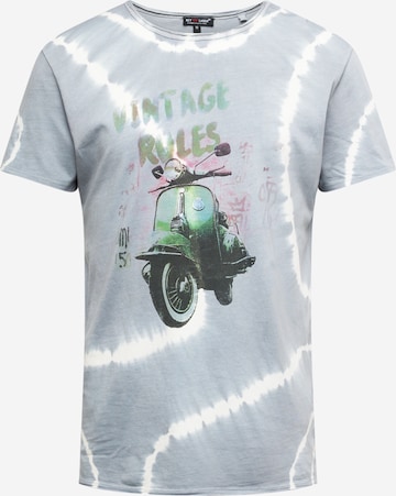 Key Largo Shirt 'MT ROLLER' in Grey: front