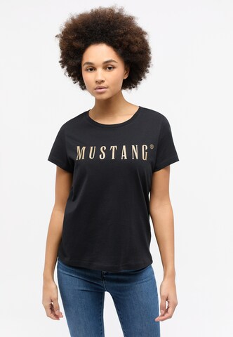 MUSTANG T-Shirt in Schwarz: predná strana