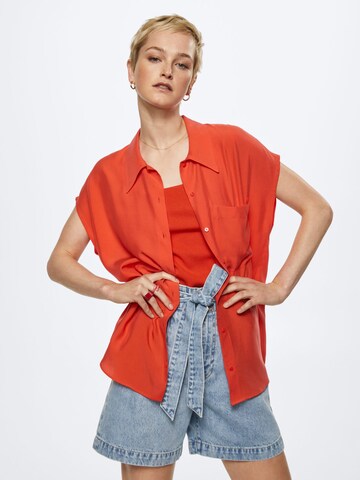 MANGO Bluse 'LIM' in Orange: predná strana