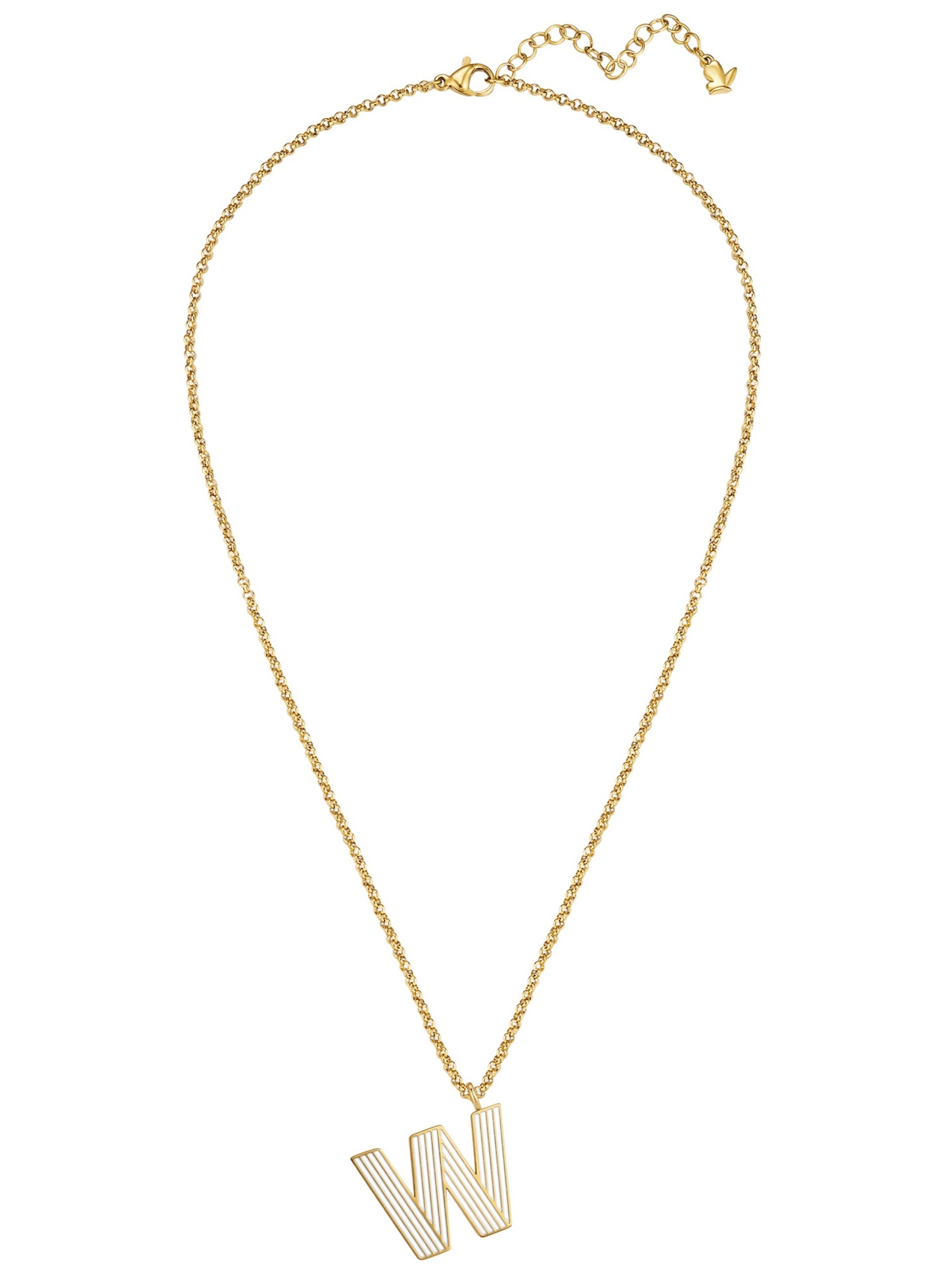 Collana in One Size Glanzstücke München di colore giallo oro, Visualizzazione prodotti
