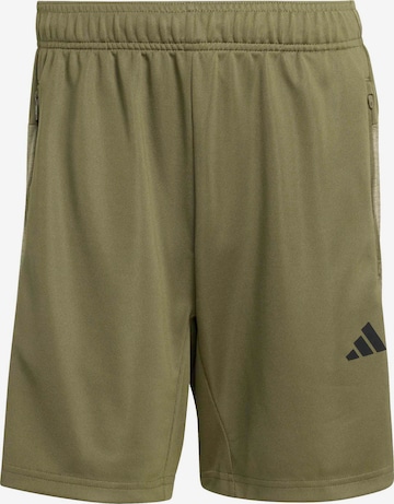 ADIDAS PERFORMANCE Regular Urheiluhousut värissä vihreä: etupuoli