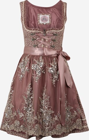 rozā MARJO "Dirndl" stila kleita 'Ronja': no priekšpuses