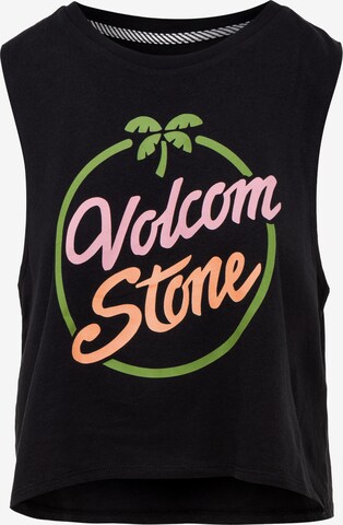 Volcom Top 'Stone Hour' in Black: front