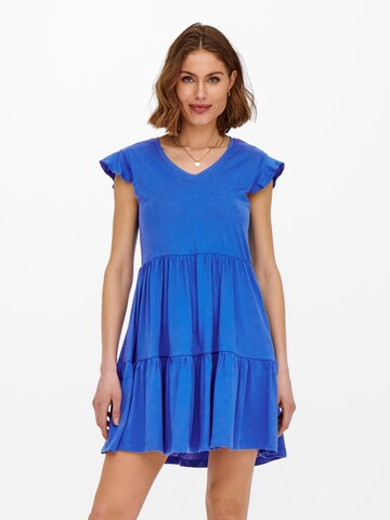 Robe 'May' ONLY en bleu : devant