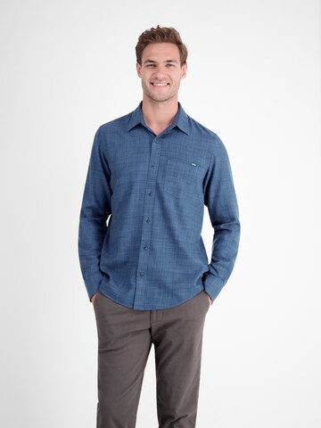 LERROS Regular fit Overhemd in Blauw: voorkant