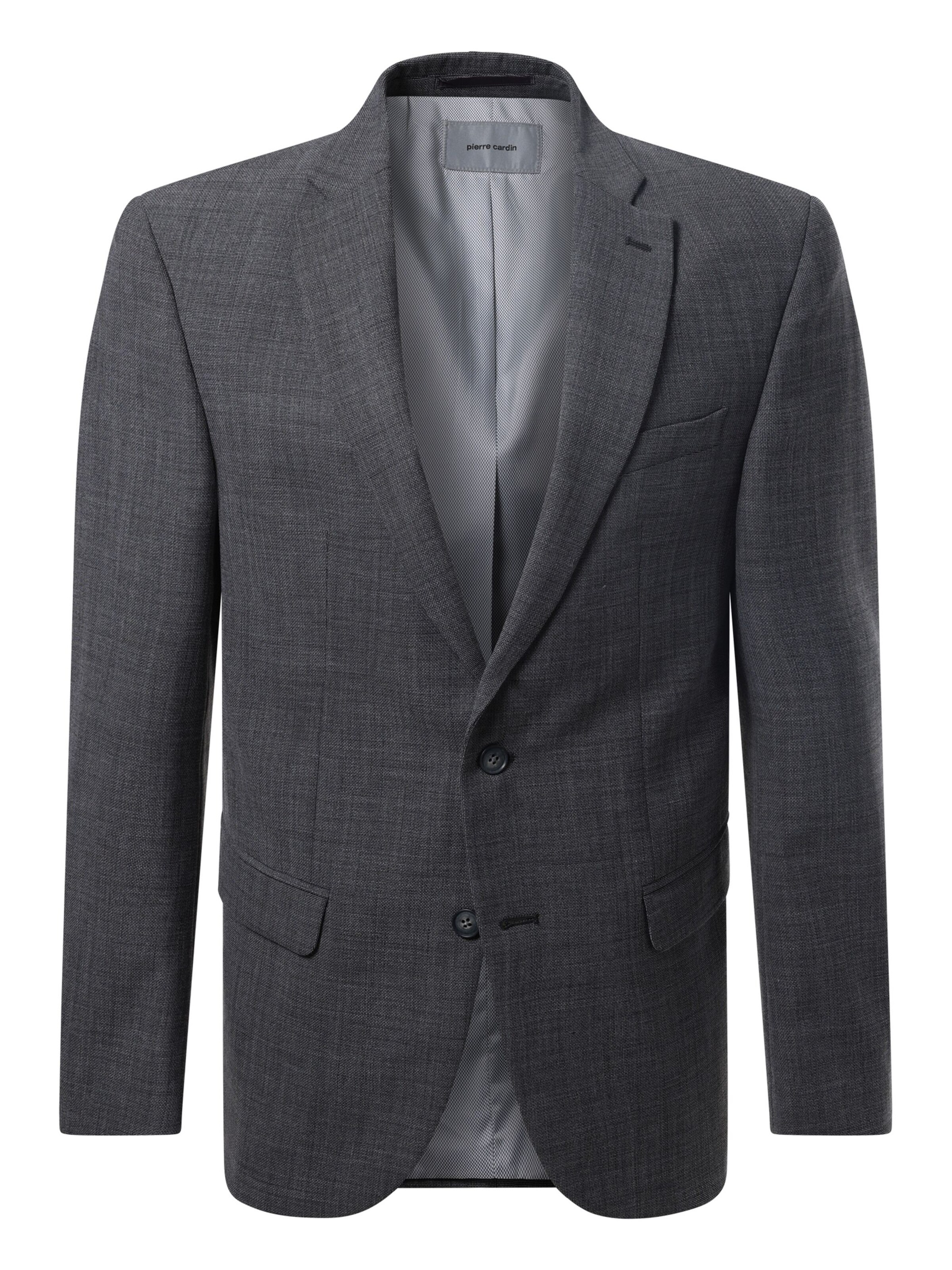 Coupe regular Veste de costume 'Grant' PIERRE CARDIN en gris : devant