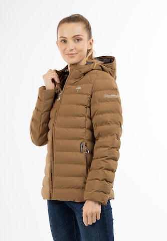 Schmuddelwedda Winter jacket in Brown: front