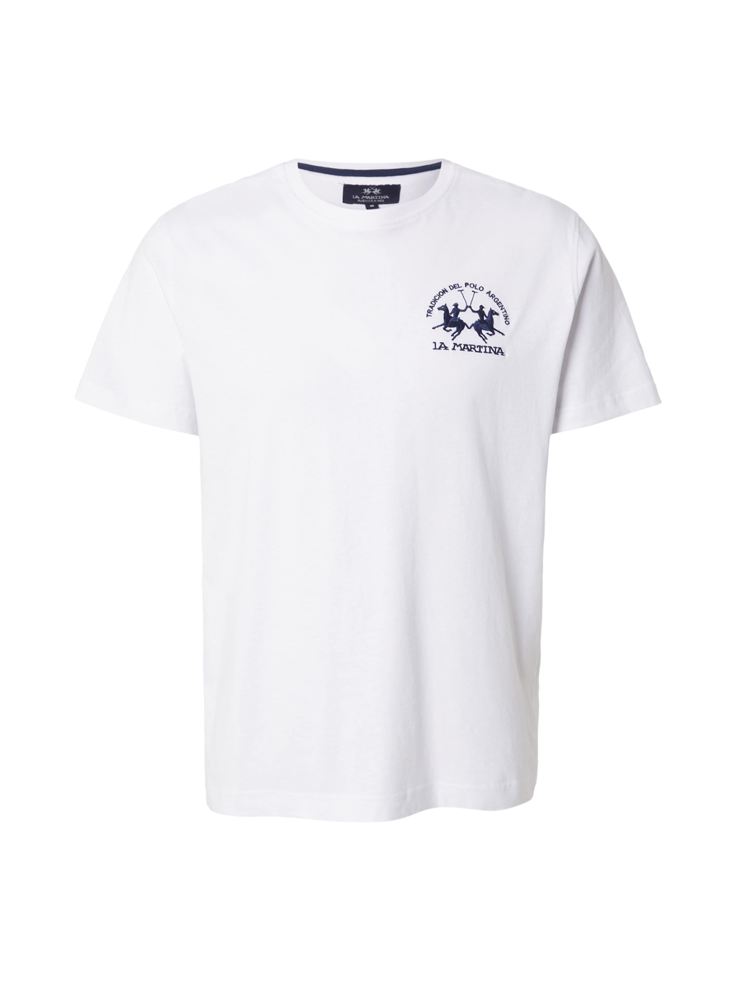 La Martina - Camiseta en blanco: frente