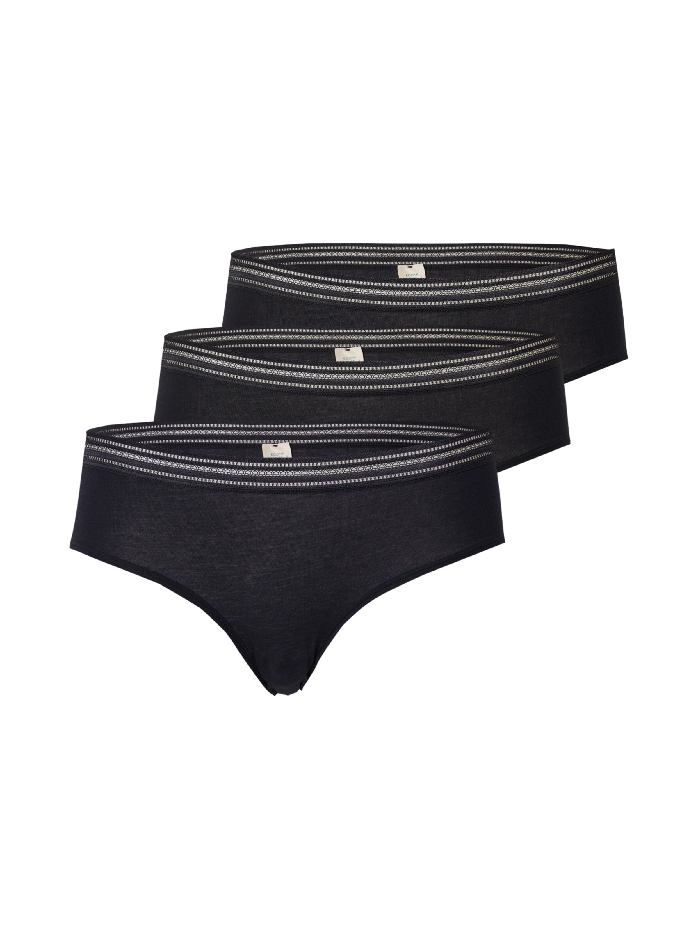 Slip 'GIANA' di Dorina in nero: frontale