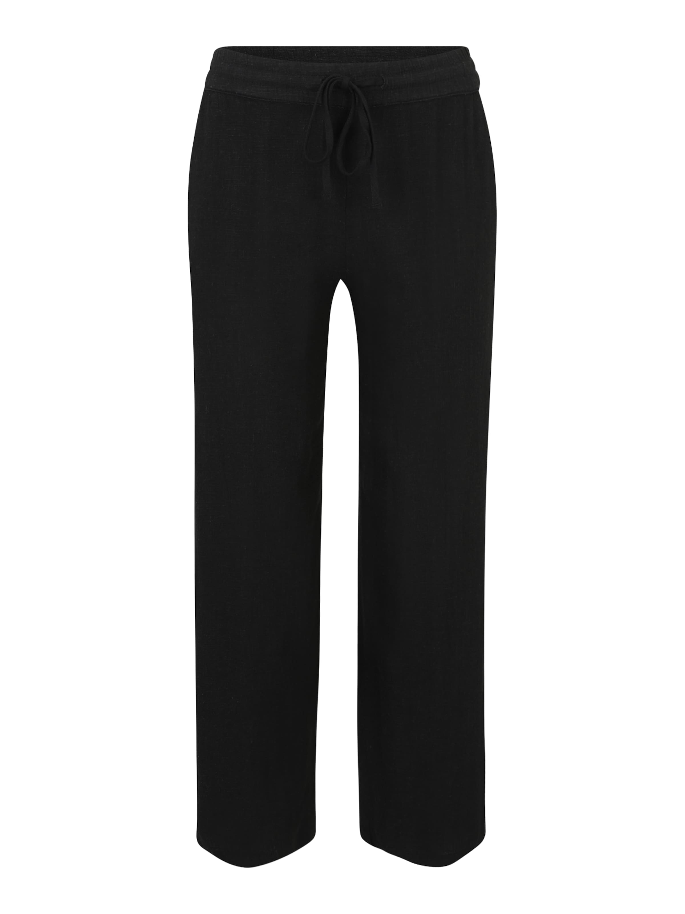 Noisy May Petite Loosefit Παντελόνι 'NMLEILANI' σε μαύρο: μπροστά