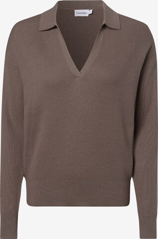 Calvin Klein Pullover in Grau: predná strana