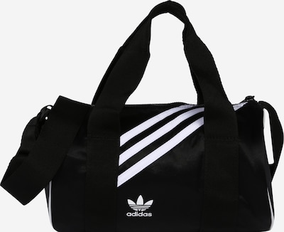 ADIDAS ORIGINALS Potovalka za konec tedna | črna / bela barva, Prikaz izdelka