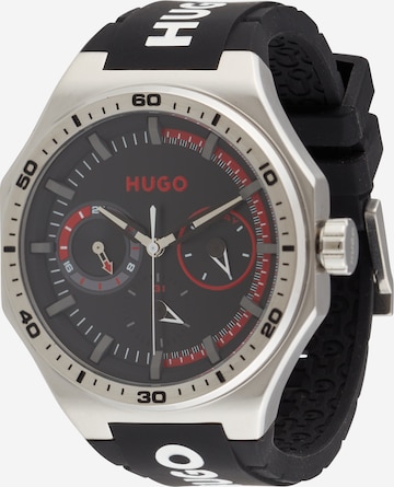 juoda HUGO Analoginis (įprasto dizaino) laikrodis '#GRAIL': priekis