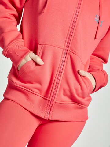 SPORTKIND Sportjas 'Unisex Zip Hoodie' in Oranje