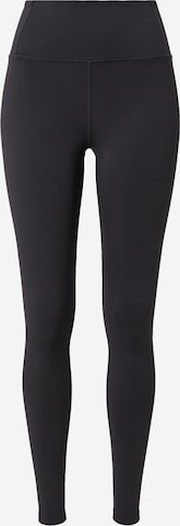 Girlfriend Collective Skinny Sports trousers in Black: front