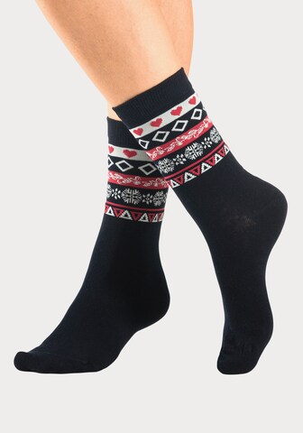 H.I.S Socken in Schwarz