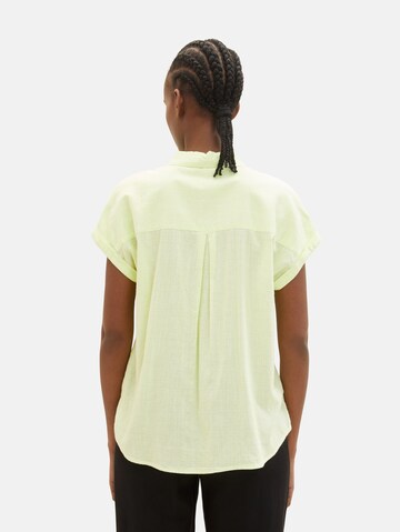 TOM TAILOR DENIM Blouse in Green