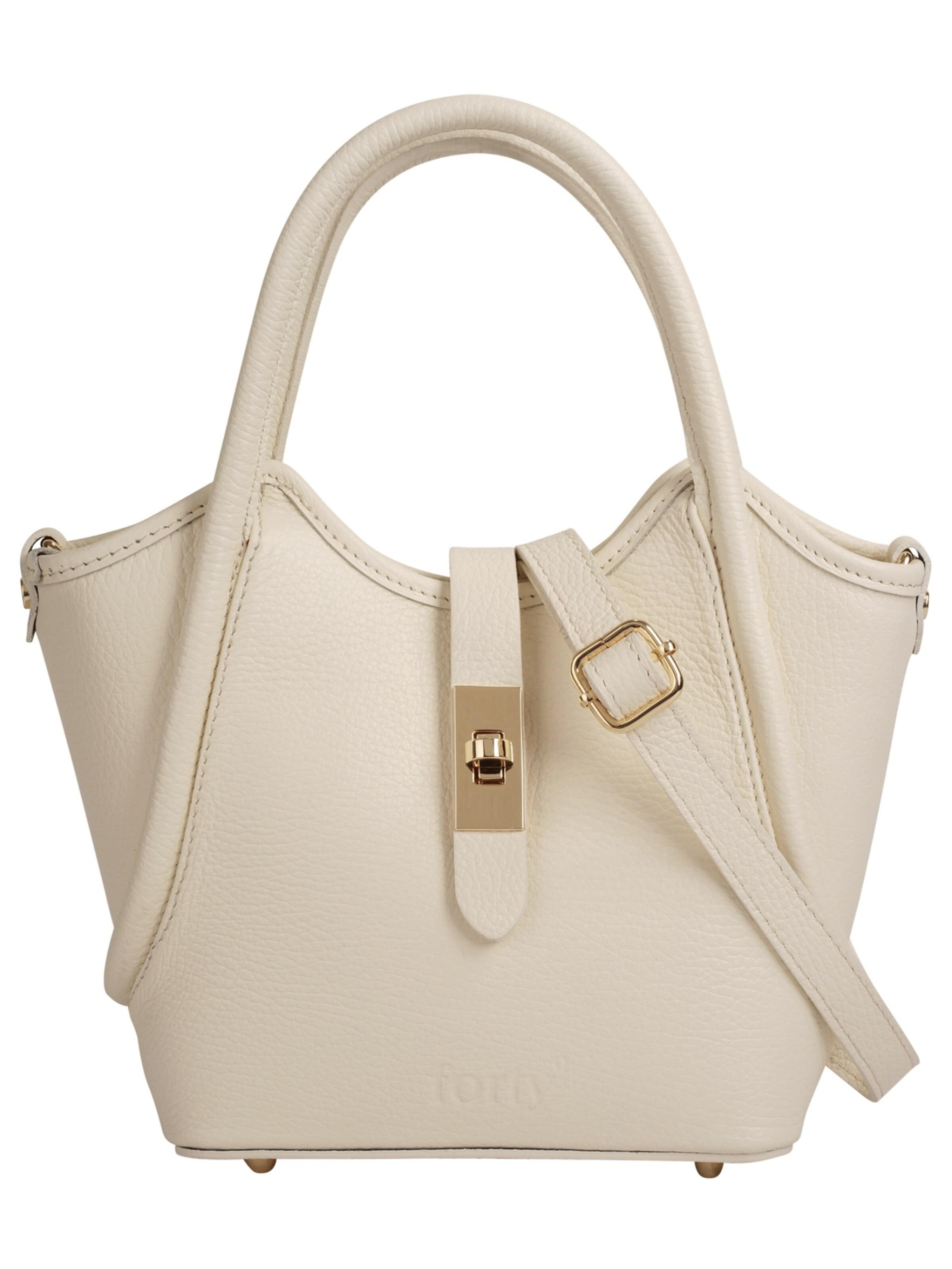 forty° - Bolso de mano 'CALDRINA - S' en beige: frente