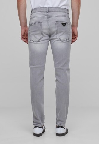 2Y Premium Tapered Jeans in Grey