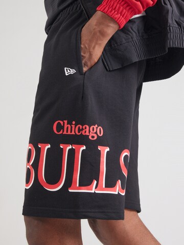 NEW ERA Regular Trousers 'NBA TEAM CHIBUL' in Black
