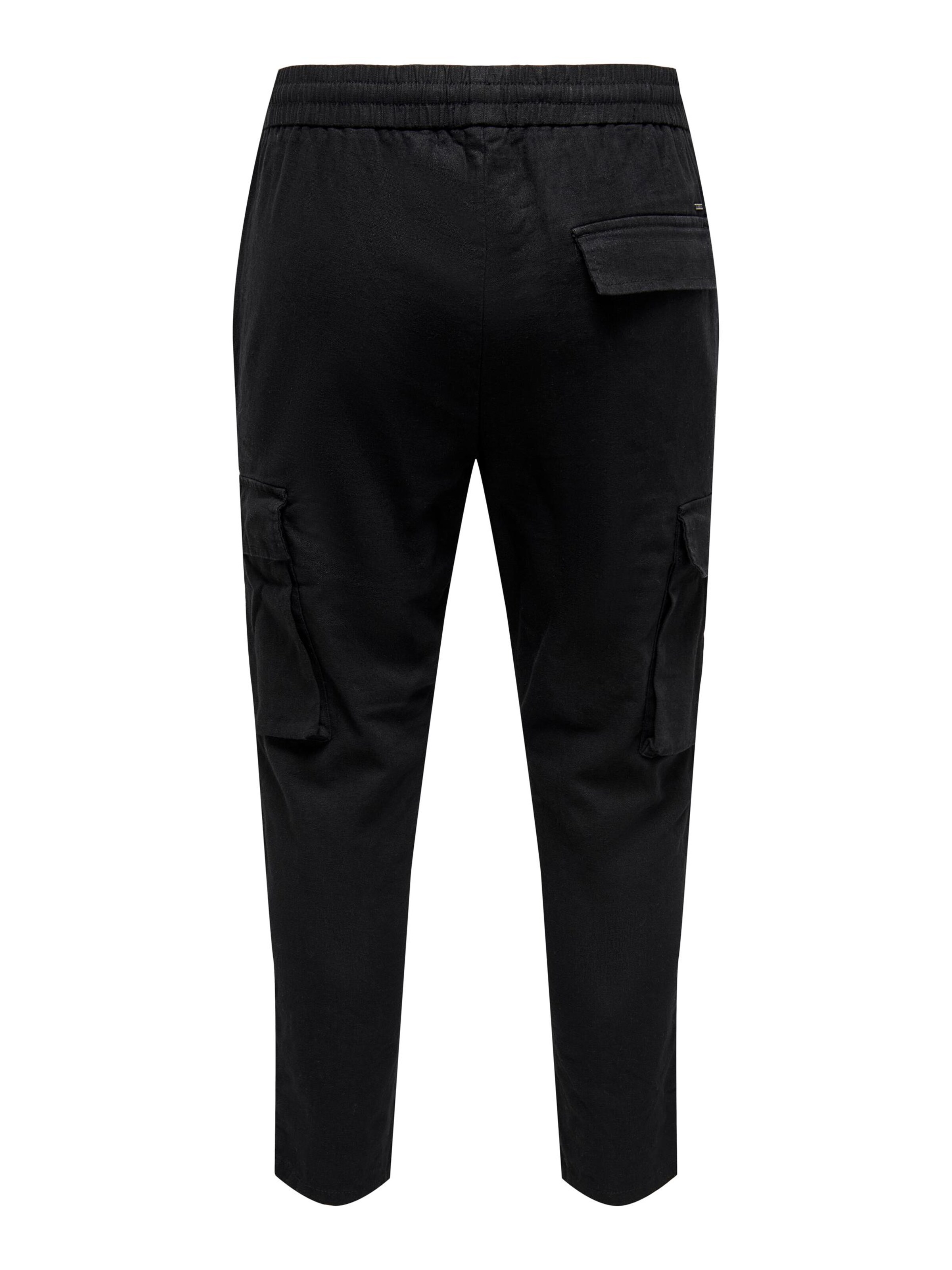 Effilé Pantalon 'LINUS' Only & Sons en noir