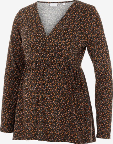 MAMALICIOUS Shirt 'Zenia' in Brown: front