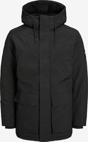 JACK & JONES Vinterparka 'Rob' i sort: forside