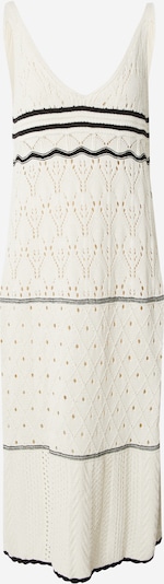 Happiness İstanbul Úpletové šaty - krémová / černá, Produkt