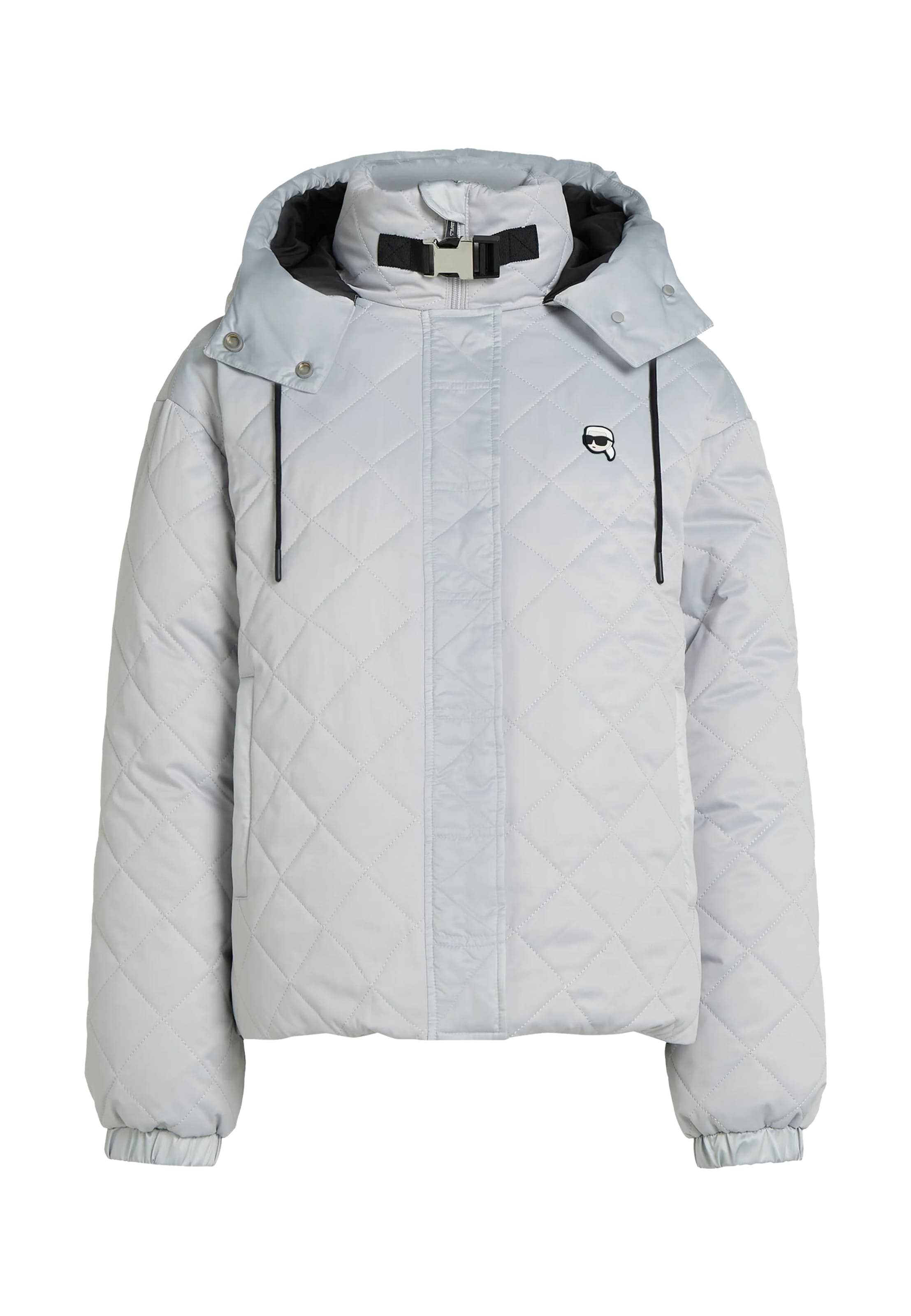 Karl Lagerfeld - Chaqueta de invierno 'IKON' en gris: frente