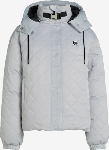 Karl Lagerfeld - Chaqueta de invierno 'IKON' en gris: frente