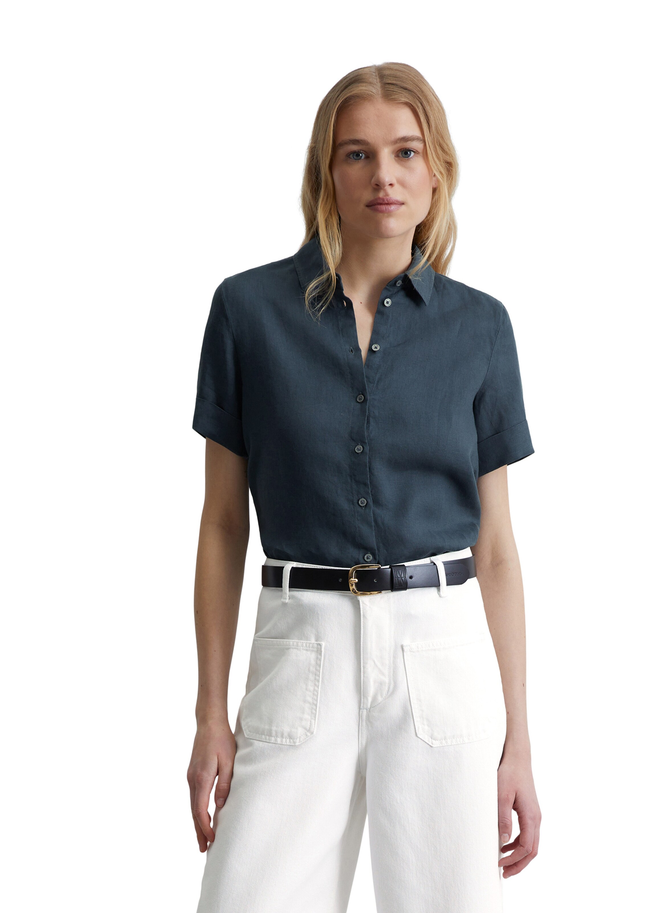 Marc O'Polo Blouse in Blue: front