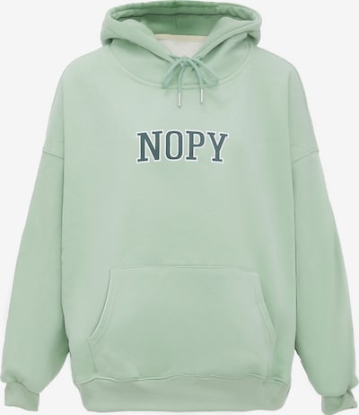 HOMEBASE Sweatshirt in mint / dunkelgrün / weiß, Produktansicht