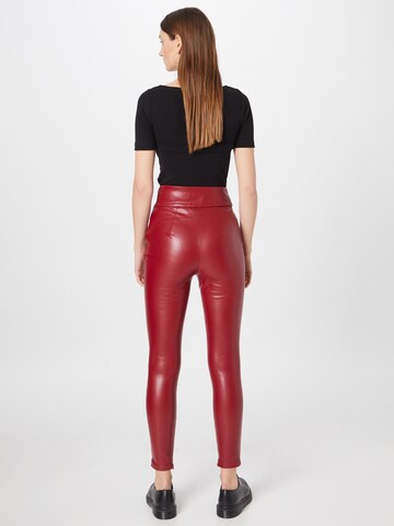 GUESS Skinny Leggingsit 'Priscilla' värissä punainen