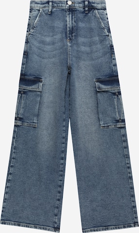 Wide leg Jeans de la s.Oliver pe albastru: față
