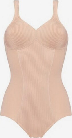 TRIUMPH Shaping Bodysuit in Beige: front