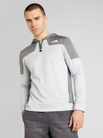 Sweat de sport THE NORTH FACE en gris : devant