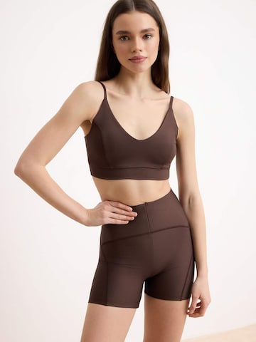 Trendyol Bustier BH in Braun: Vorderseite