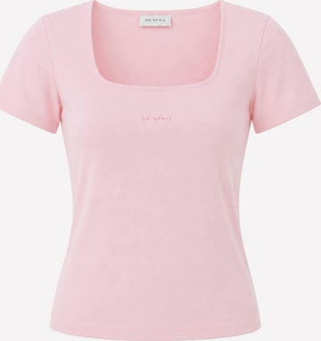 OH APRIL - Camisa 'Kalina' em rosa: frente