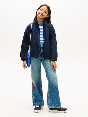TOMMY HILFIGER Prehodna jakna | modra barva