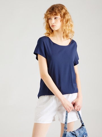 VERO MODA Shirt 'BELLA' in Blauw: voorkant