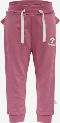 Hummel Regular Broek 'Verina' in Roze: voorkant