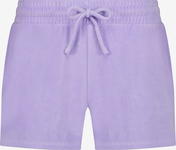 Hunkemöller Pajama Pants in Purple: front