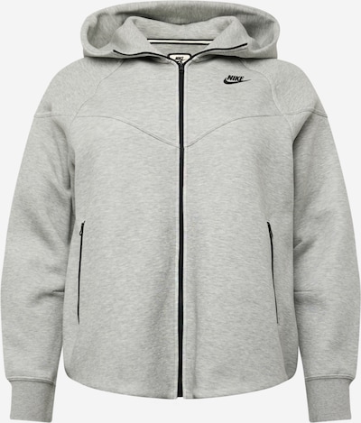 Nike Sportswear Sports sweat jacket in mottled grey / Black, Item view