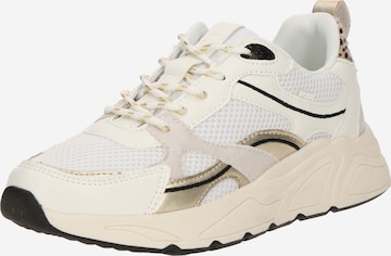 POSH by Poelman Platform trainers 'KAE' in White: front