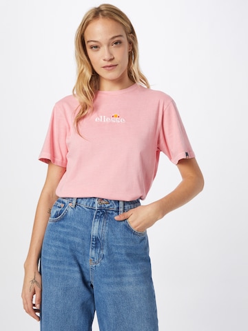 ELLESSE Shirt 'Annatto' in Roze: voorkant