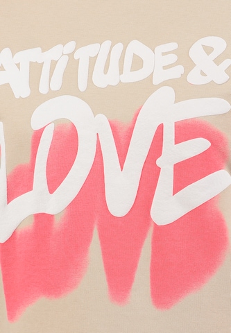 Key Largo Tréning póló 'Attitude' - bézs