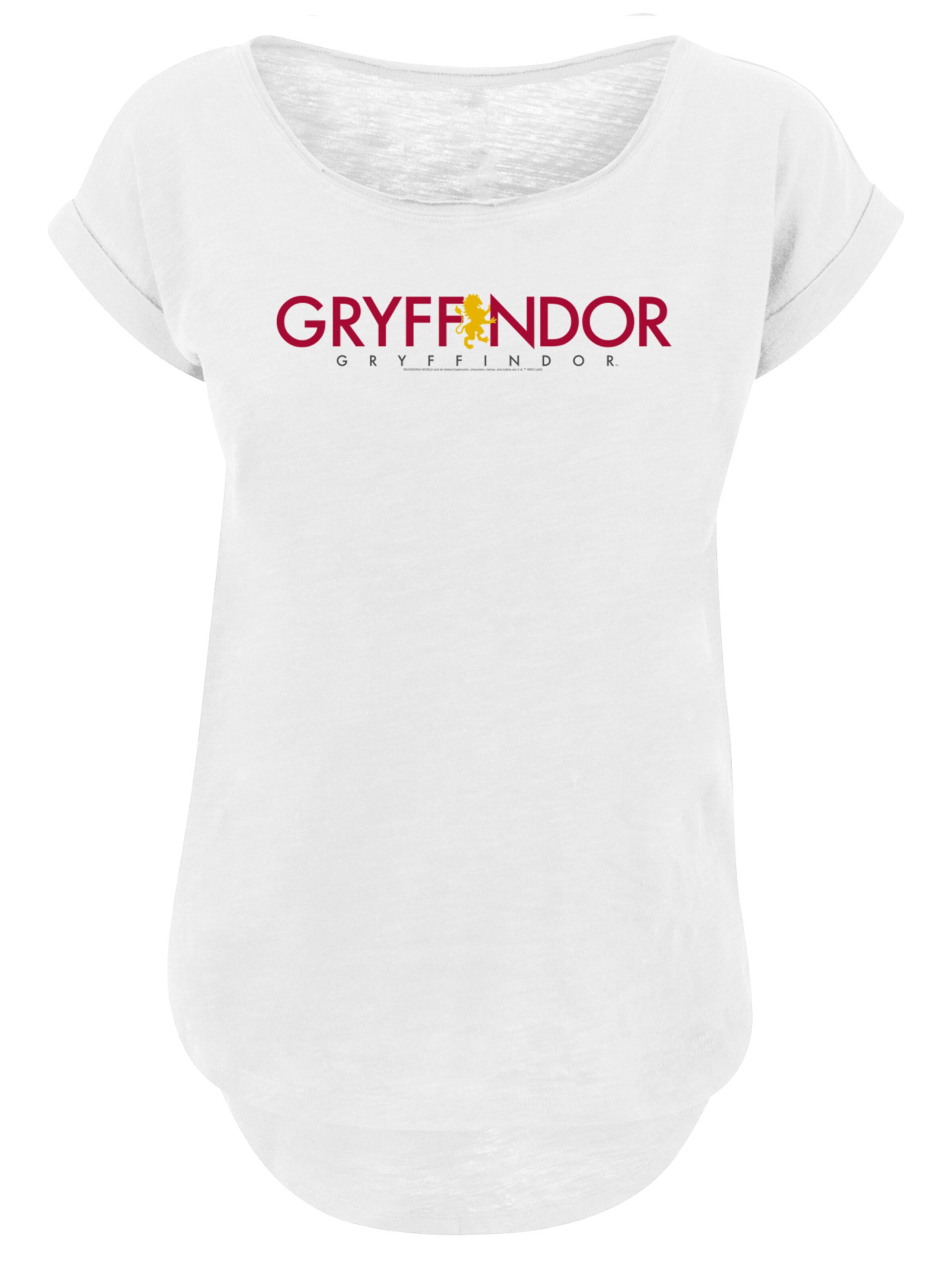 F4NT4STIC T-Shirt 'Harry Potter Gryffindor' in gelb / rot / schwarz / weißmeliert, Produktansicht